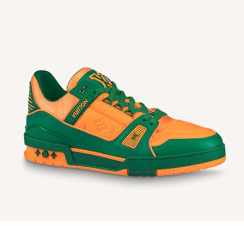 Louis Vuitton Trainer Colored-In Motif Green