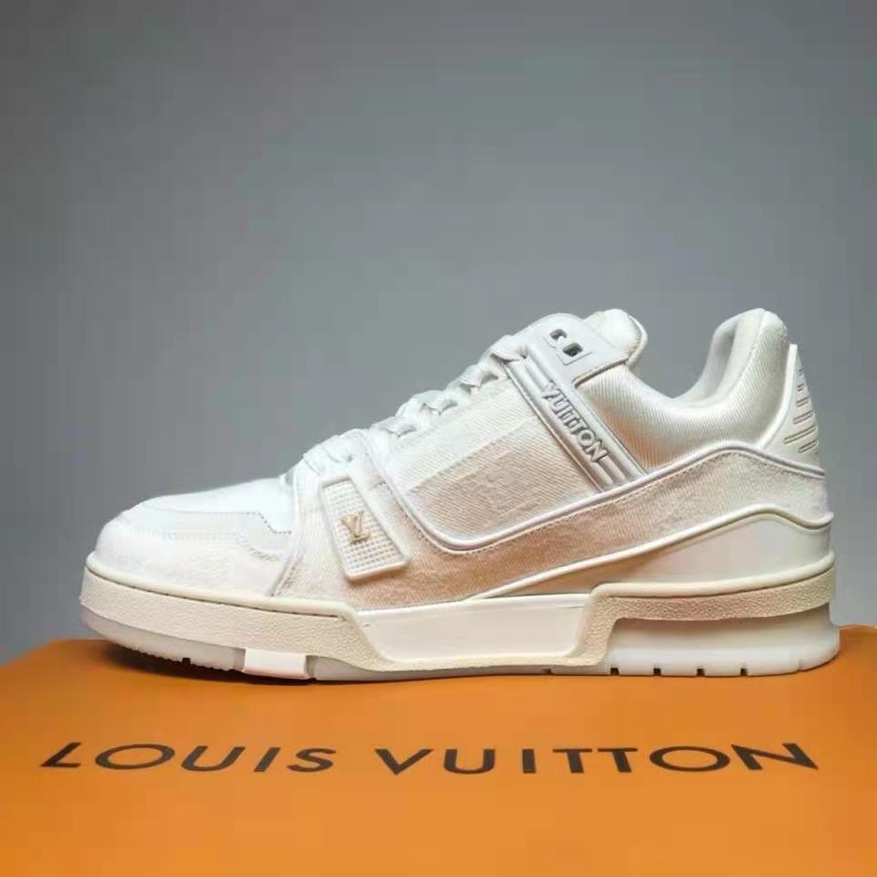 Louis Vuitton Trainer Sneaker Größe LV 11 Monogram Braun Lila in