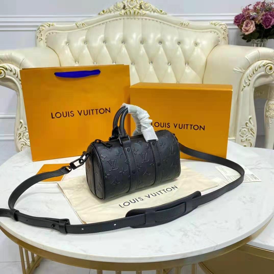 Louis Vuitton Keepall Xs Other Leather Black M81011 Size 20x10x5CM