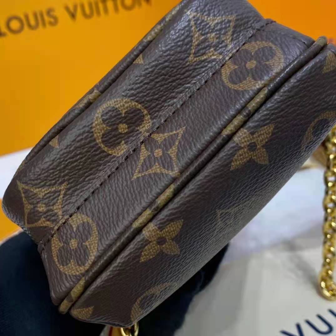 Louis Vuitton Utility Phone Sleeve Bag Monogram Canvas Brown 2347511