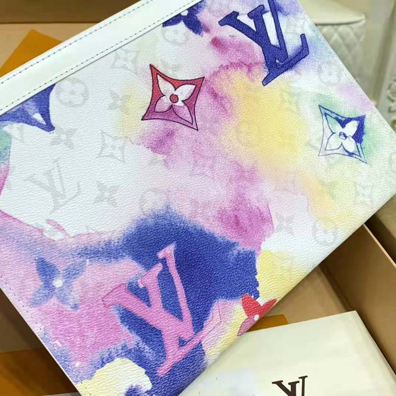 Louis Vuitton Pochette Voyage LV Graffiti Multicolor in Coated