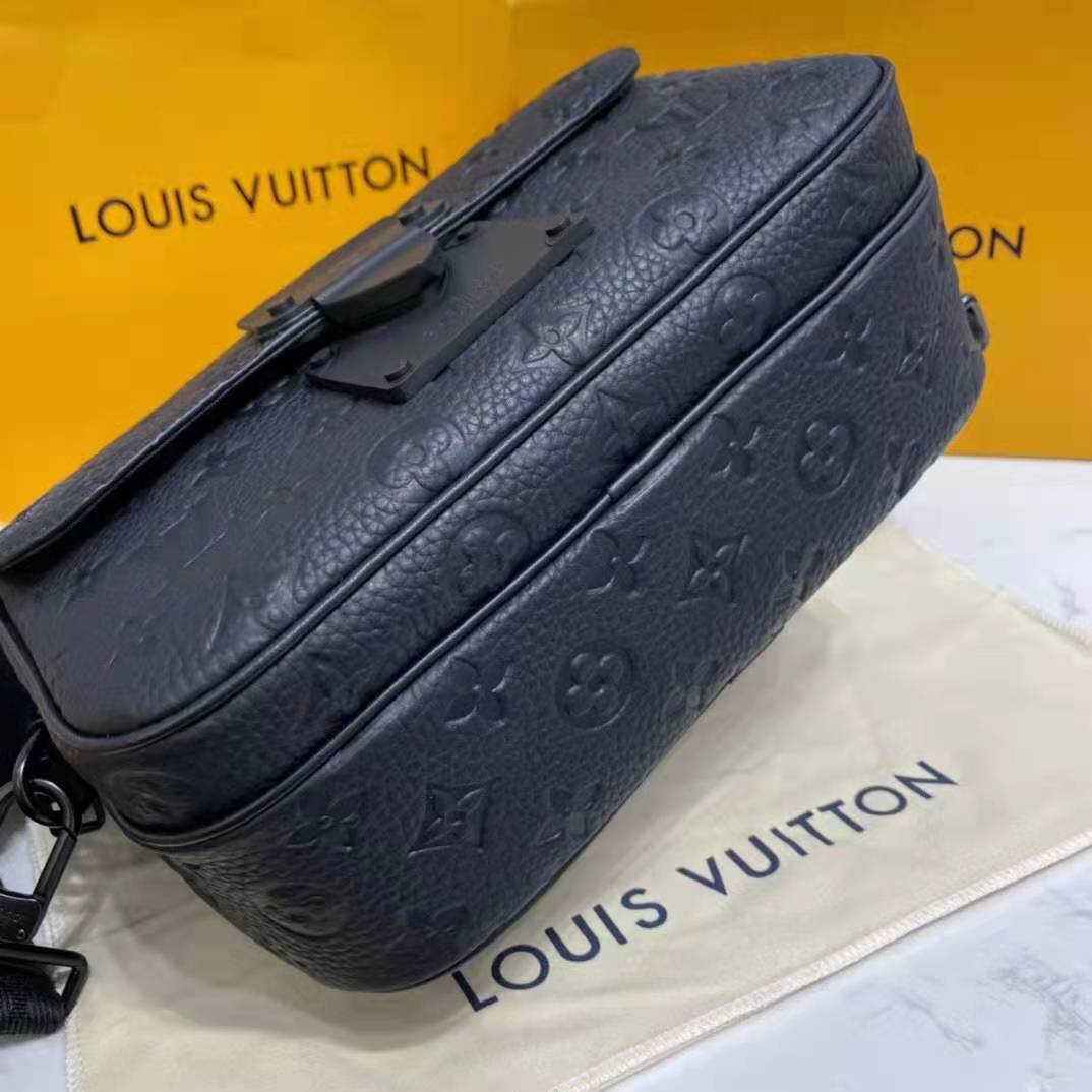 Louis Vuitton Taurillon Leather S Lock Briefcase - Black Messenger Bags,  Bags - LOU615709
