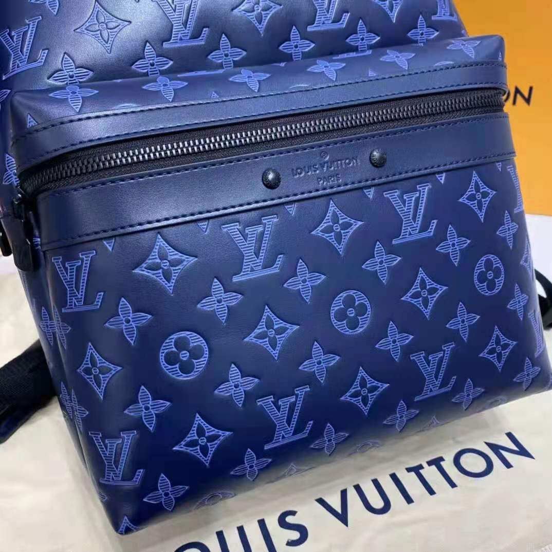 Louis Vuitton 2021 Monogram Shadow Sprinter Backpack - Blue Backpacks, Bags  - LOU514624