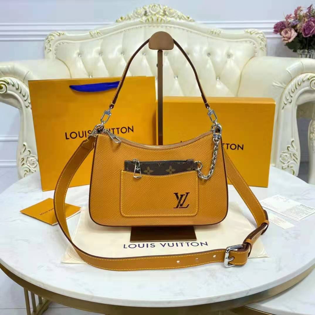 Marelle cloth handbag Louis Vuitton Multicolour in Cloth - 22224086
