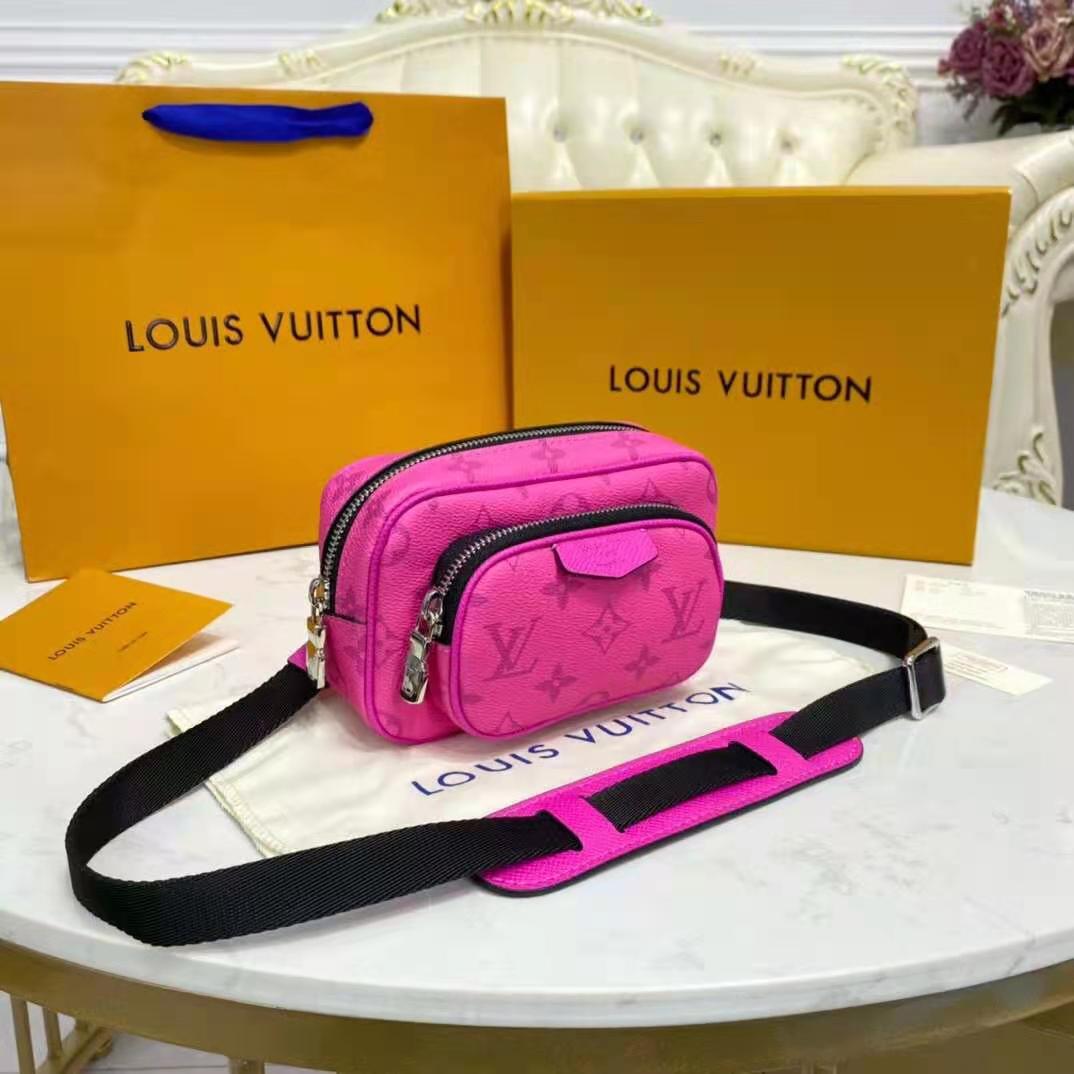 Louis Vuitton Pink Taigarama Monogram Outdoor Pouch - Layaway 30 Days in  2023