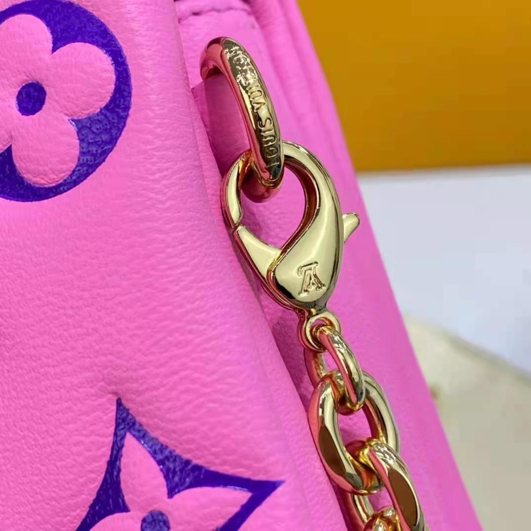 Louis Vuitton Pochette Coussin Chain Bag Colorful Monogram Embossed Sh -  Praise To Heaven