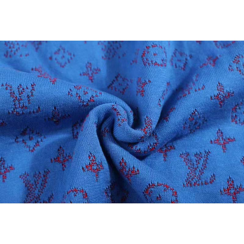 Louis Vuitton Men's Crew Neck Sweater Monogram Degrade Cotton