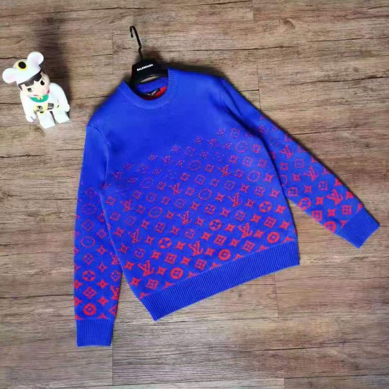 Louis Vuitton Men LVSE Monogram Degrade Crewneck Cotton Gradient ...