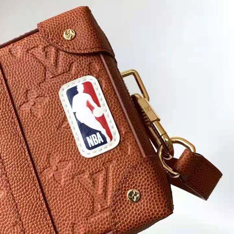 Louis Vuitton x NBA Zippy Wallet Vertical Brown in Ball Grain Leather with  Gold-tone - US