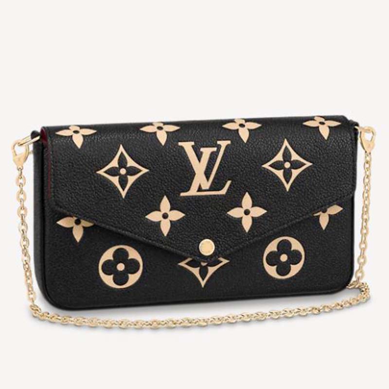 LV x YK Félicie Pochette Monogram Empreinte Leather - Wallets and Small  Leather Goods M81955