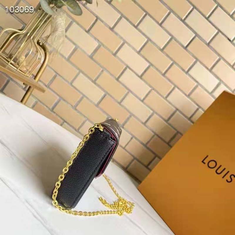 Félicie Pochette Monogram Empreinte Leather - Women - Small Leather Goods, LOUIS VUITTON ® in 2023