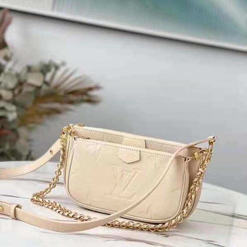 Louis Vuitton NéoNoé MM Cream in Cowhide Leather with Gold-tone - US
