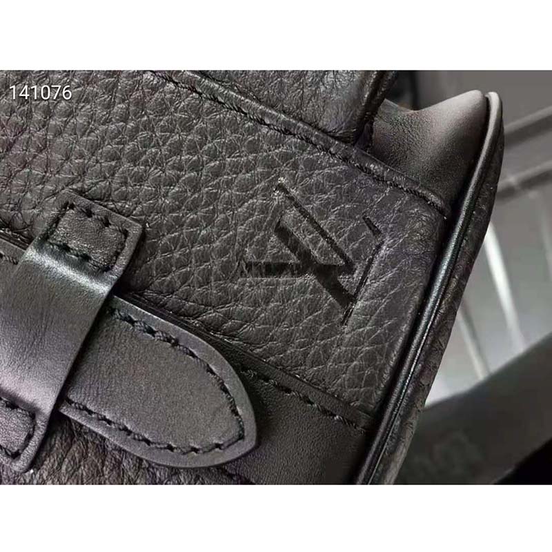Louis Vuitton LV Unisex Christopher XS Black Taurillon Leather Cowhide  Leather - LULUX