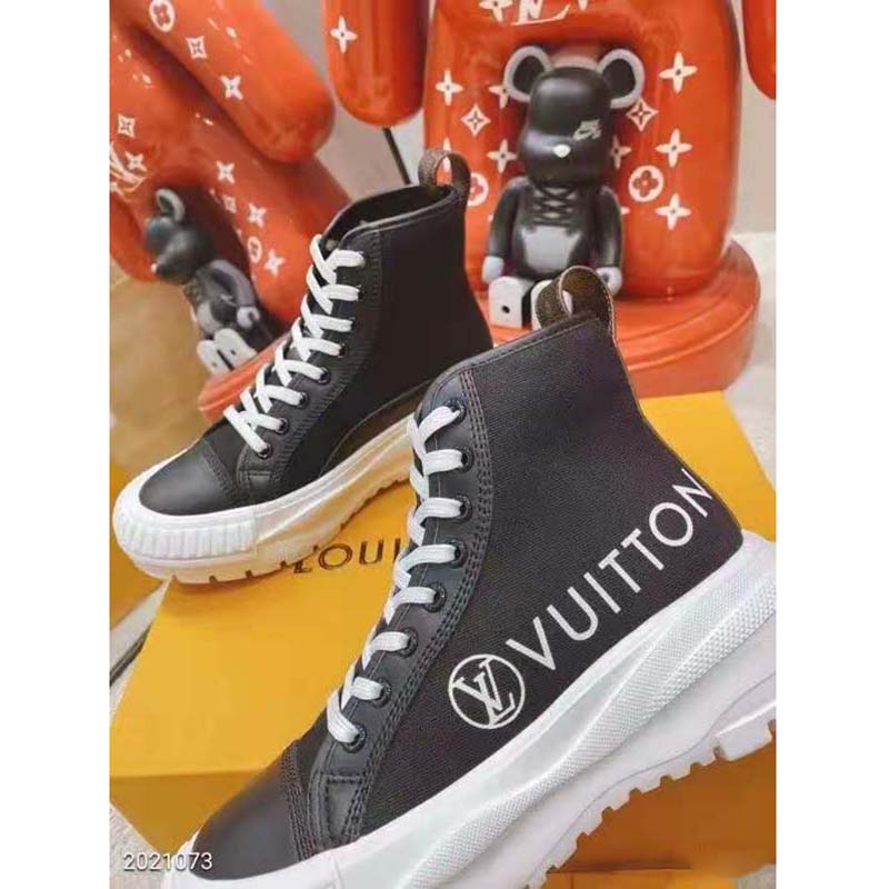 LV Squad Sneaker Boot - Black - Women - Shoes - Sneakers - 35.0 - Louis  Vuitton®