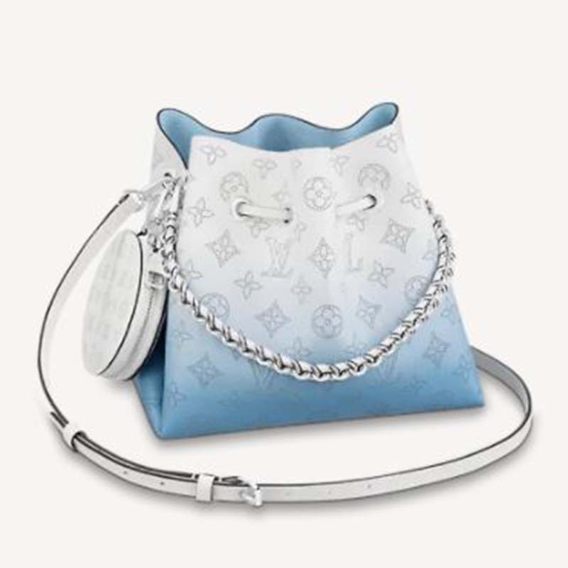 Louis Vuitton Blue And White Gradient Bella Bag Silver Hardware