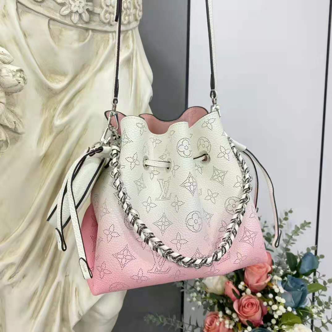 Louis Vuitton Mahina Bella Bucket Bag - Pink Bucket Bags, Handbags -  LOU534983