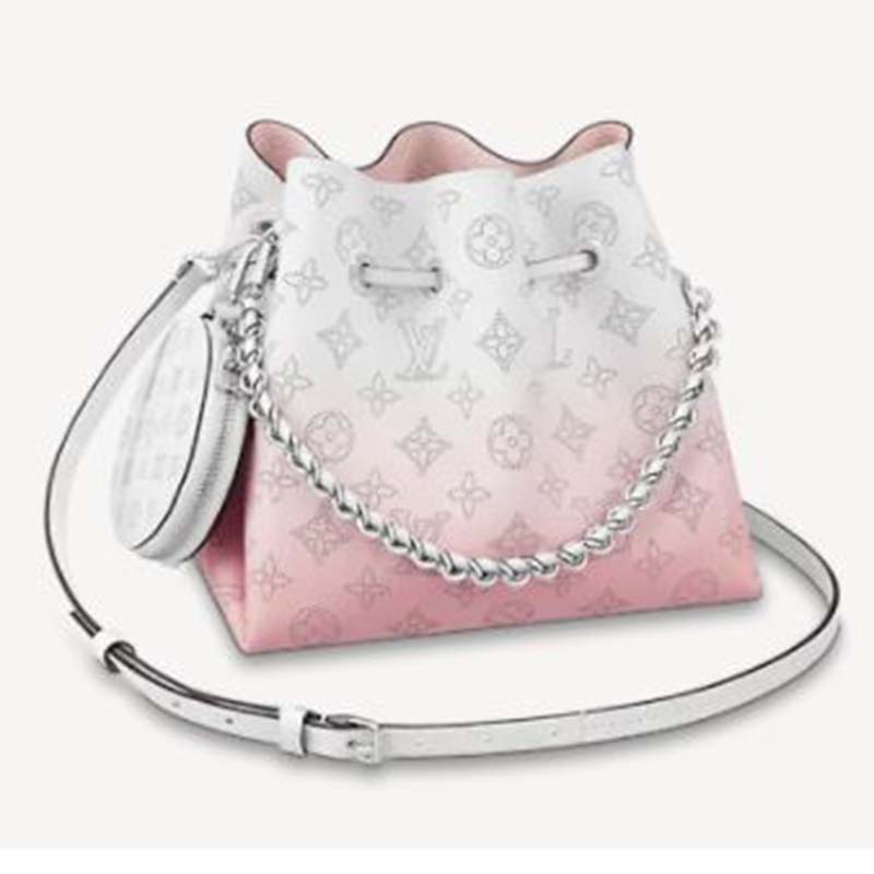 M57068 Louis Vuitton Monogram Motif Bella Bucket Bag-Pink