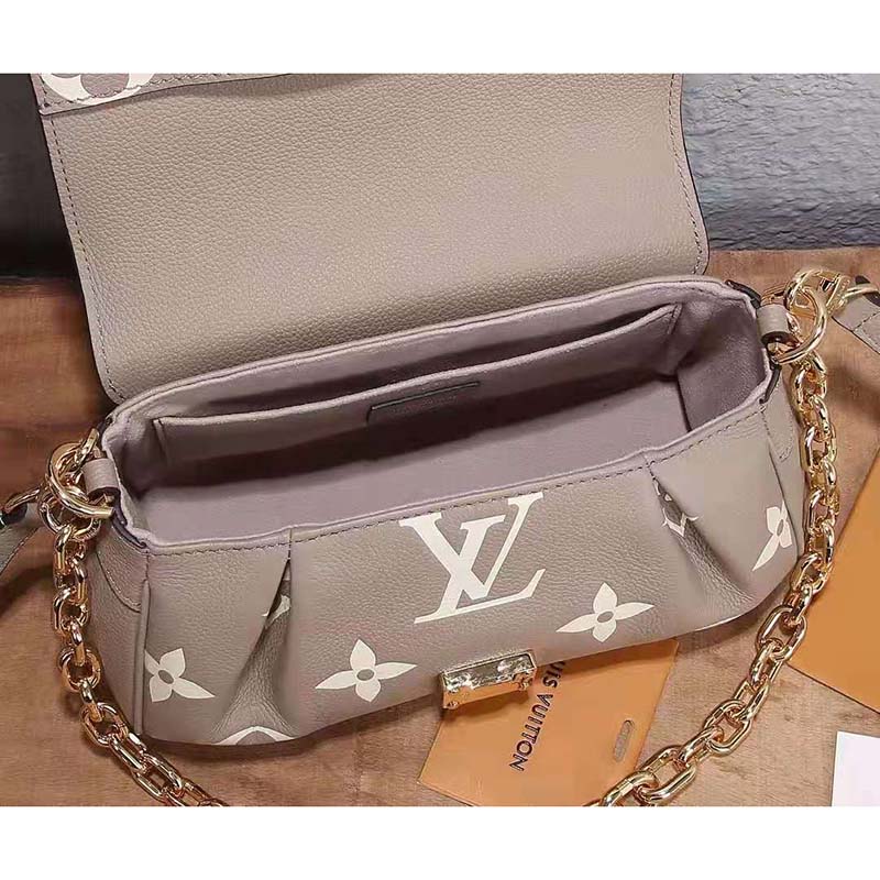 Louis Vuitton - Favourite Bag - Tourterelle / Crème - Monogram Leather - Women - Luxury