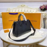 Louis Vuitton LV Women Grenelle Tote MM Bag Black Epi Grained Cowhide Leather