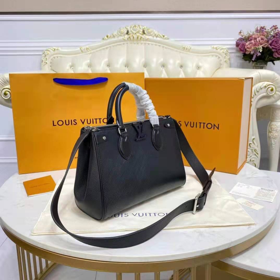Louis Vuitton Black Epi Leather Grenelle MM Tote, myGemma