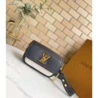 Louis Vuitton LV Women Lockme Tender Black Grained Calf Leather (1)