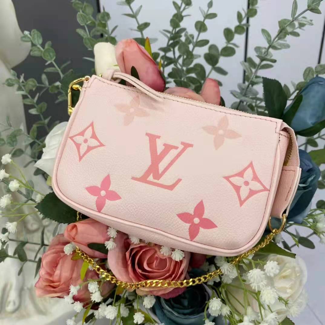 Louis Vuitton Pochette Accessories Mini Rosebud for Women