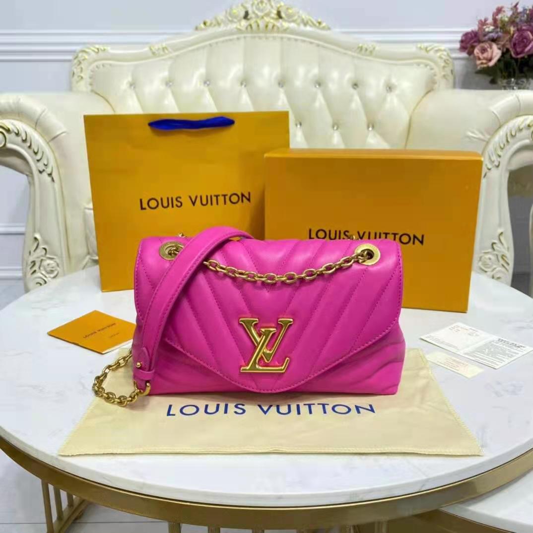 Louis Vuitton New Wave Chain Bag V-Quilted Leather In Pink - Praise To  Heaven