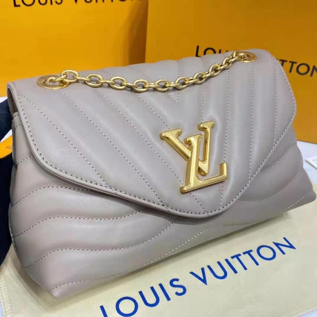 Louis Vuitton New Wave Chain Bag mm Khaki Cowhide