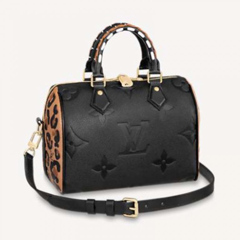 louis vuitton black embossed