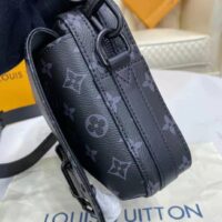 Louis Vuitton LV Women Steamer Messenger Monogram Eclipse Coated Canvas