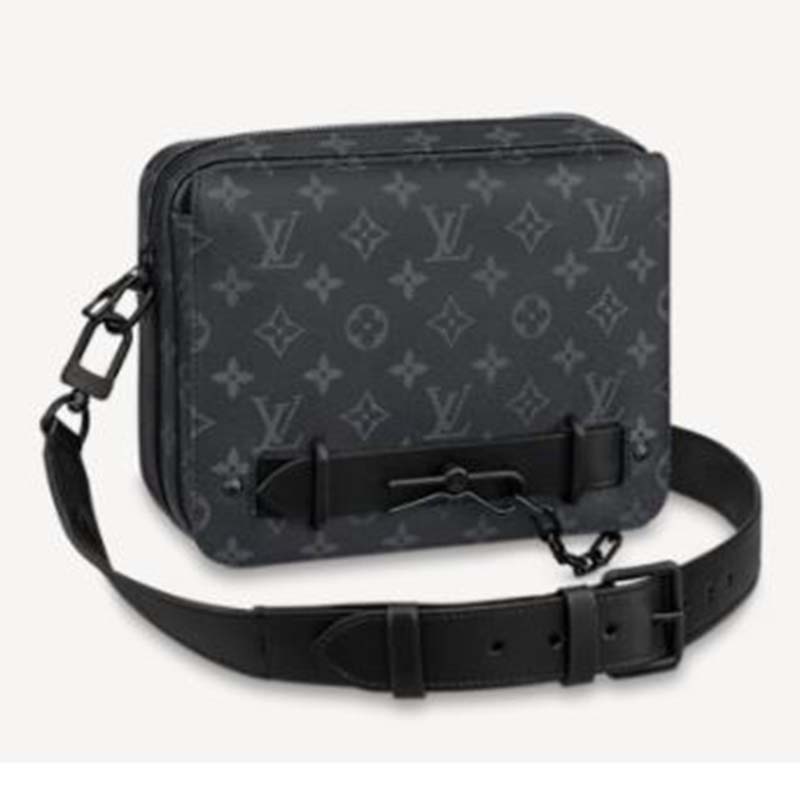 Louis Vuitton Monogram Eclipse Steamer Messenger - Black Messenger Bags,  Bags - LOU760117