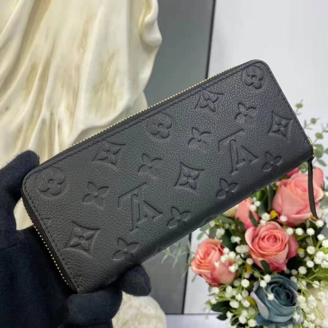 Louis Vuitton Empreinte Leather Clemence Wallet - Black Wallets,  Accessories - LOU763223