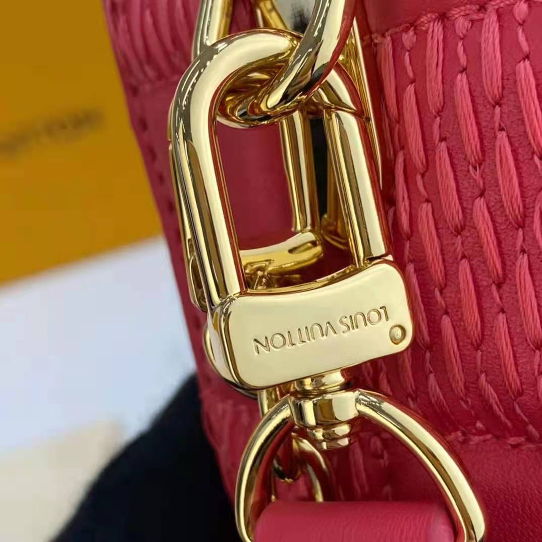 Louis Vuitton Pochette Troca Damier Quilted Lambskin MM Pink 2217618