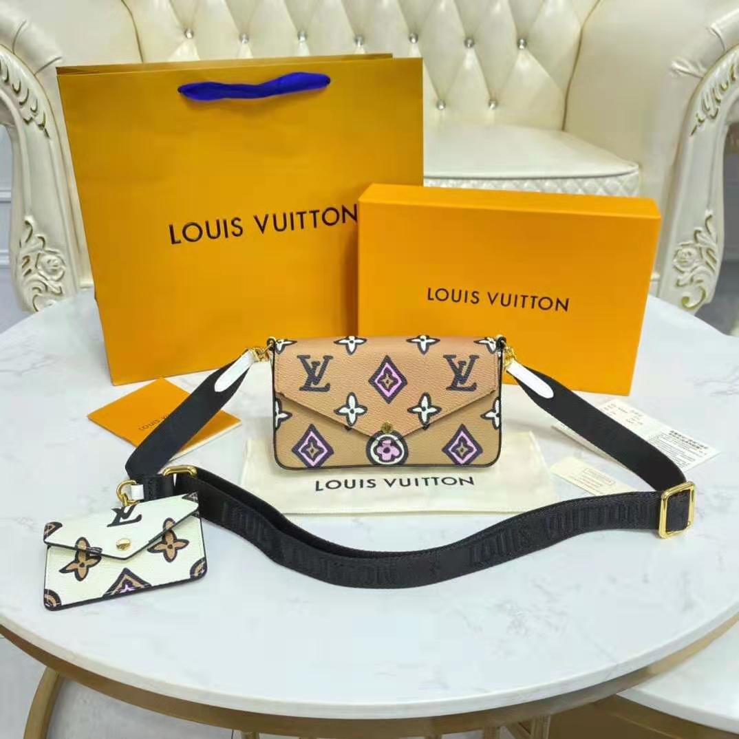 Louis Vuitton Womens Felicie Strap & Go Monogram Canvas – Luxe Collective
