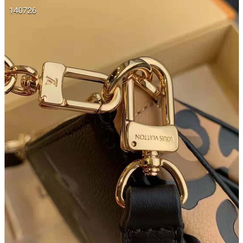 Louis Vuitton LV x YK Multi Pochette Accessories Black/Fuchsia in Embossed  Grained Monogram Empreinte Cowhide Leather with Silver-tone - GB