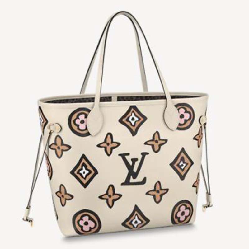 Louis Vuitton, Bags, Auth Louis Vuitton Monogram Neverfull Mm M4995  Womens Handbagtote Bag