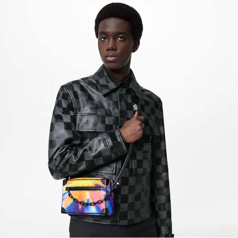 Louis Vuitton Mini Soft Trunk Sunset Monogram Multicolor in Coated Canvas  with Black-tone - GB