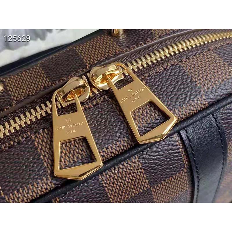 Сумка Louis Vuitton Valisette Souple BB Bag канва Damier Ebene Black купить  в интернет-магазин