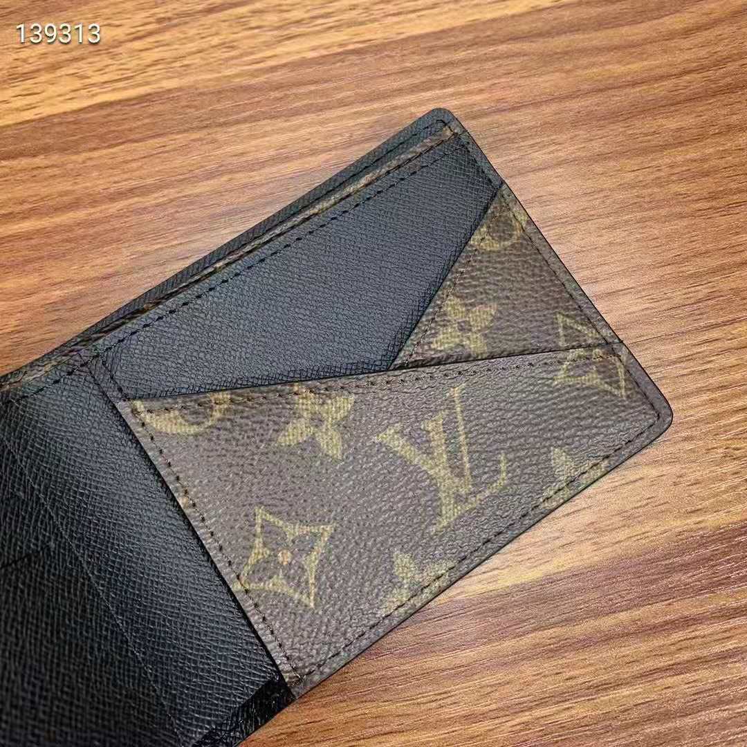 Louis Vuitton LV Unisex Multiple Wallet Monogram Macassar Coated Canvas  Cowhide Leather - LULUX