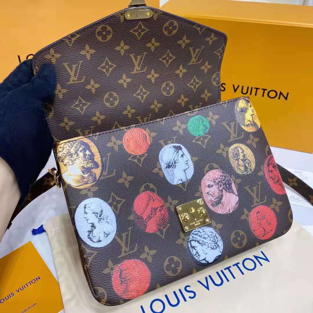 Louis Vuitton x Fornasetti Monogram Cameo Canvas Pochette Metis Shoulder  Bag, Louis Vuitton Handbags