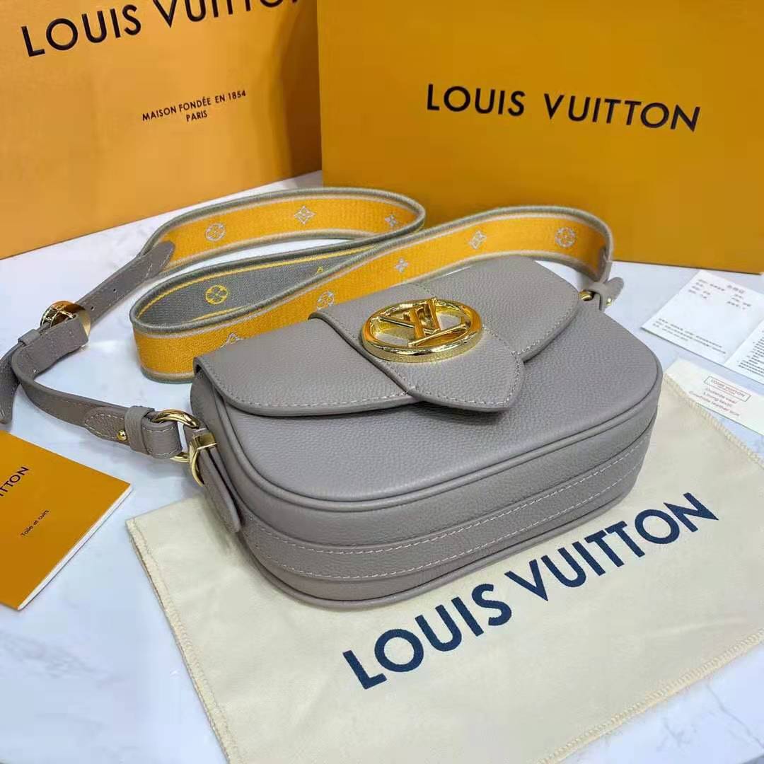 Louis Vuitton® LV Pont 9 Soft MM Tan. Size