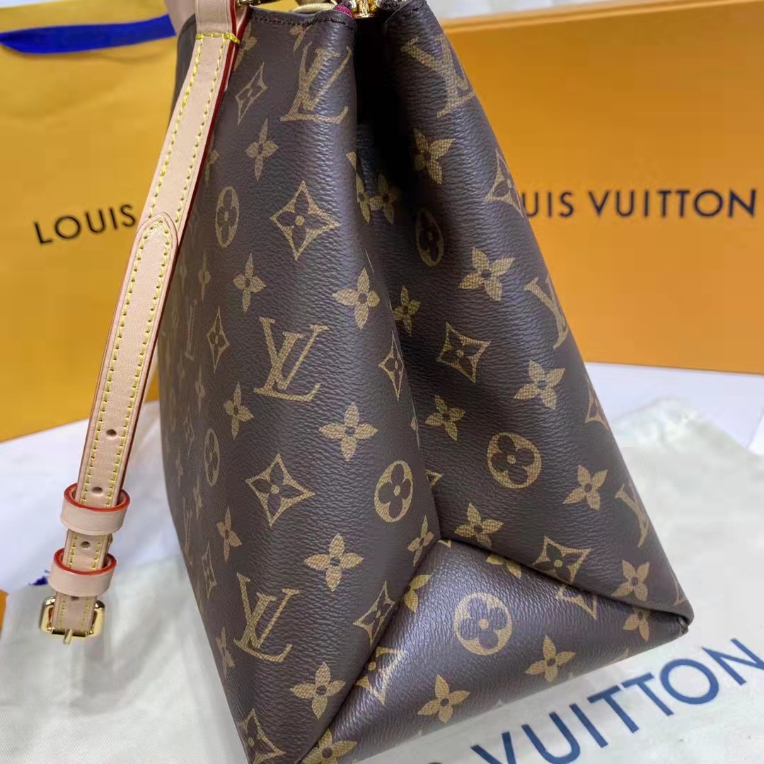 Louis Vuitton LV Grand Palais tote bag Brown Leather ref.492203