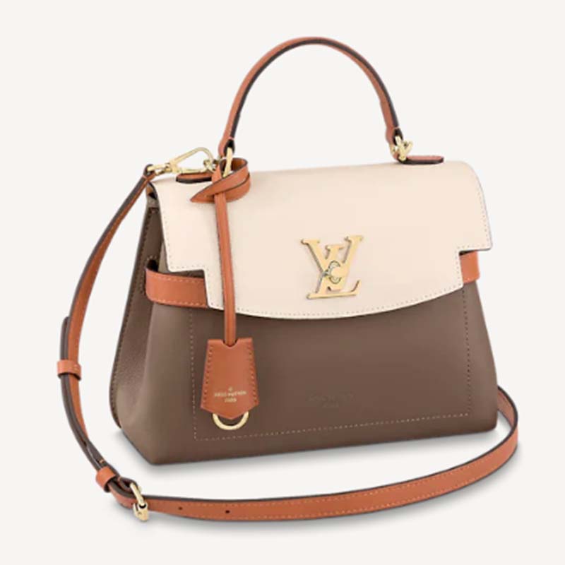 Lockme ever leather handbag Louis Vuitton Brown in Leather - 33326634