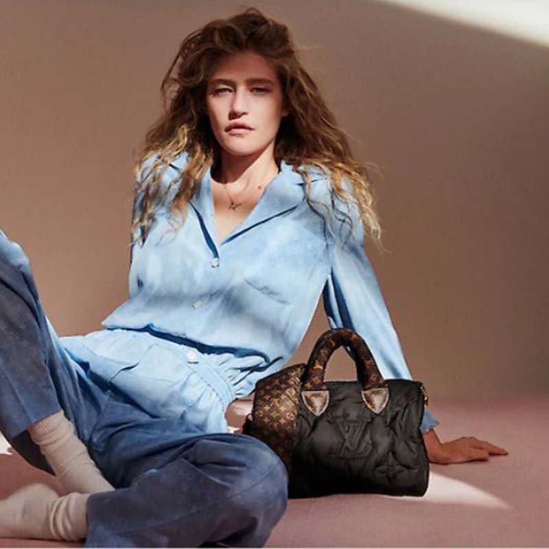 Louis Vuitton Speedy Bandouliere Bag Monogram Quilted Econyl Nylon