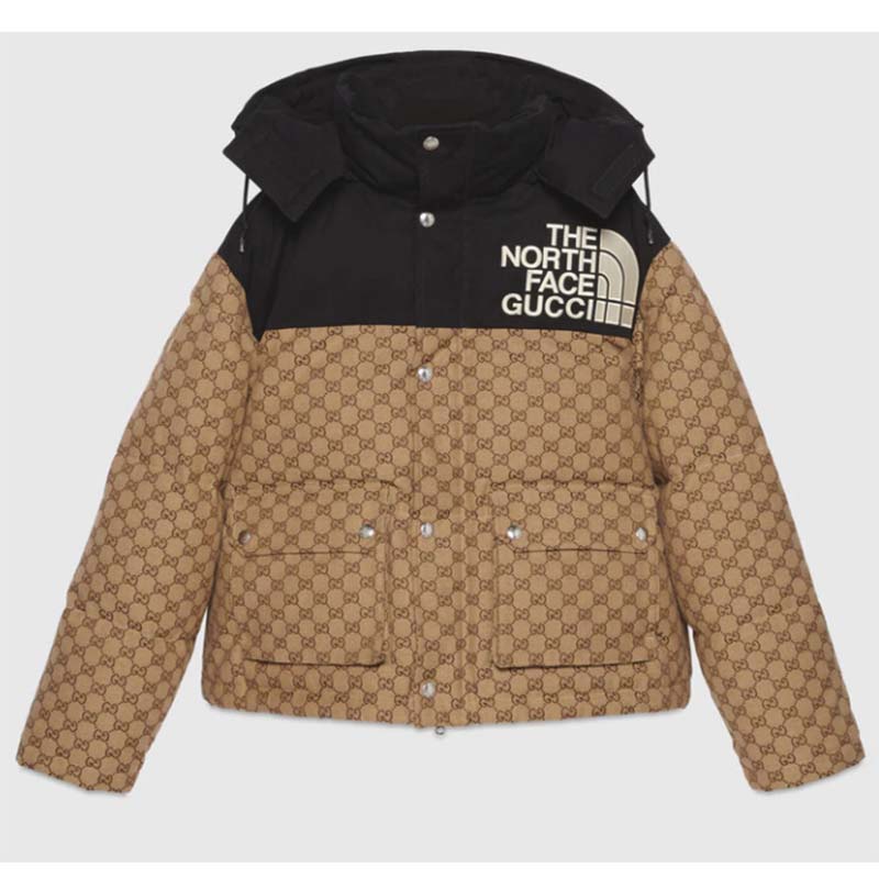 Gucci x The North Face Print Jacket Beige/Ebony