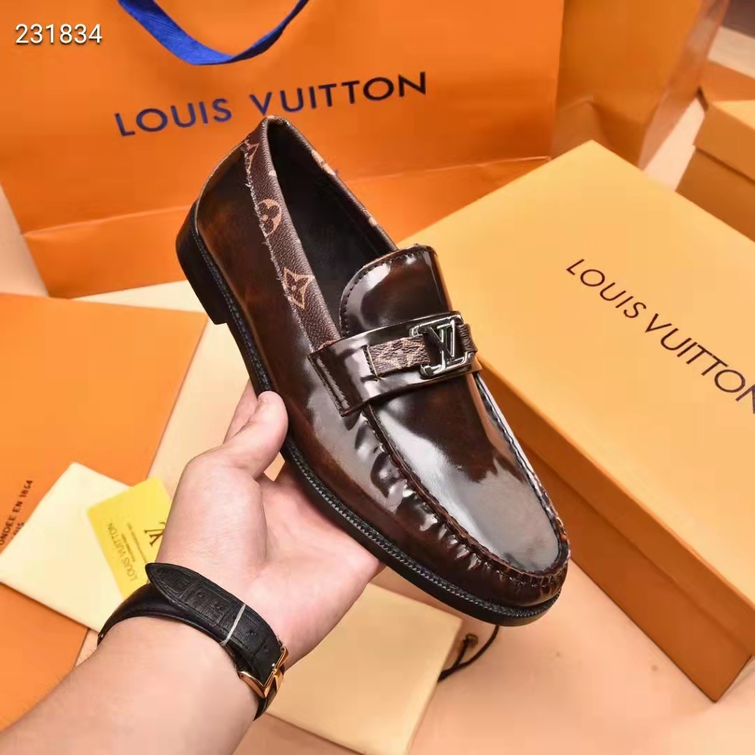 Louis Vuitton - Major Loafers - Ebene - Men - Size: 08 - Luxury
