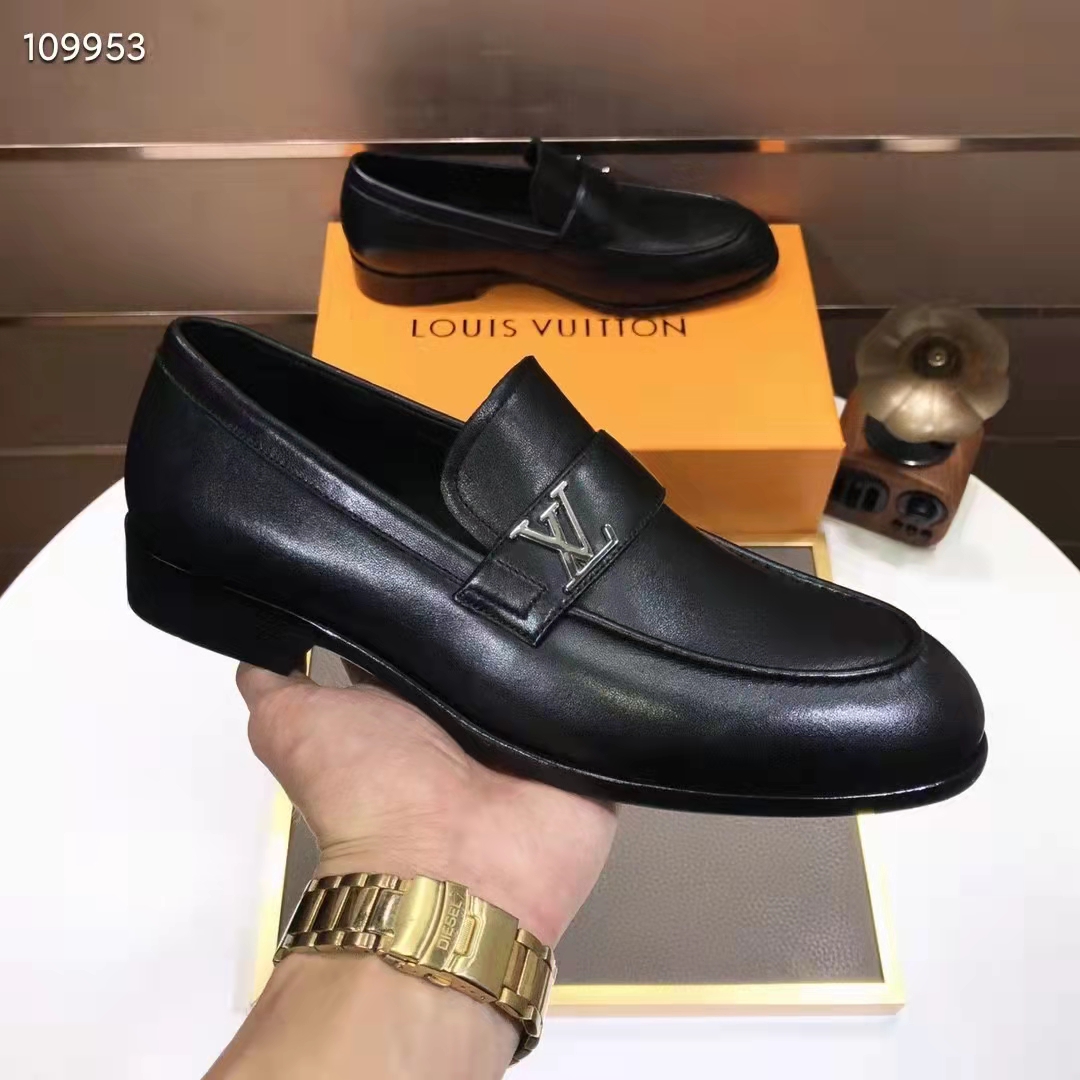 Giày Louis Vuitton Saint Germain Loafers 'Black' 1A9HND