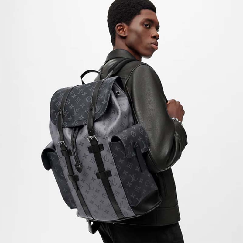 Louis Vuitton Monogram Eclipse Christopher PM - Grey Backpacks, Bags -  LOU608392