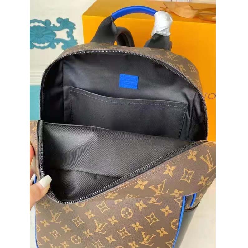Ba Lô Louis Vuitton Dean Backpack Monogram Macassar BLV08 siêu cấp