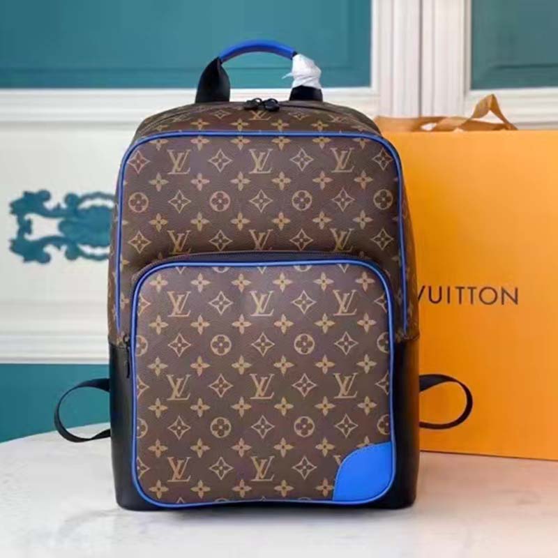 Louis Vuitton Dean Backpack Monogram Macassar in Coated Canvas/Leather with  Black-tone - US